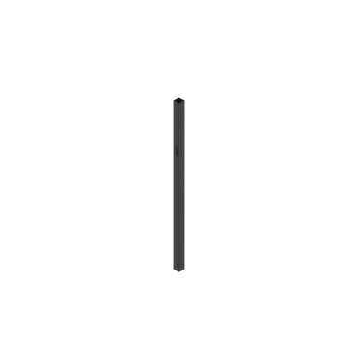 Black Dig In 358 mesh fence post