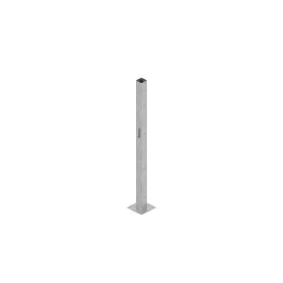 Galvanized Bolt Down 358 mesh fence post