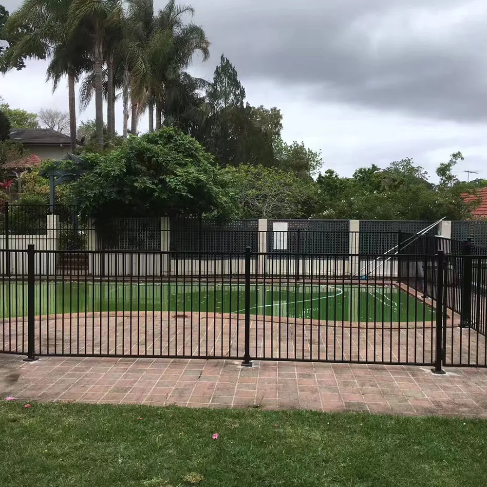 Aluminum Pool Fence Brackets Application