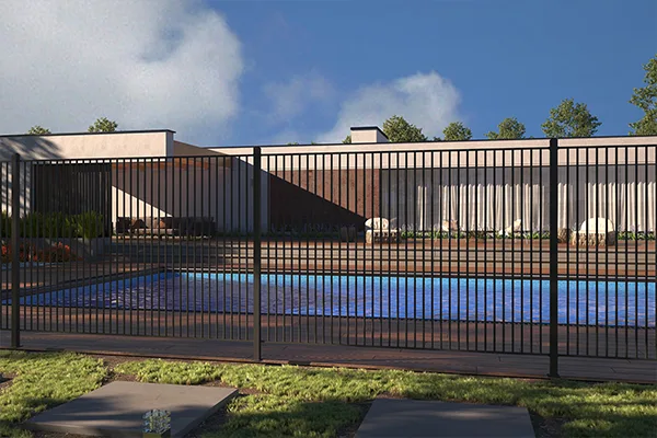 Aluminum Swimming Pool Fence Panels Application