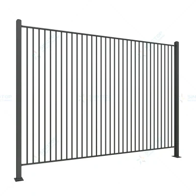 Black Aluminum Pool Fence