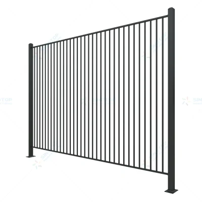 Black Aluminum Swimming Pool Fence