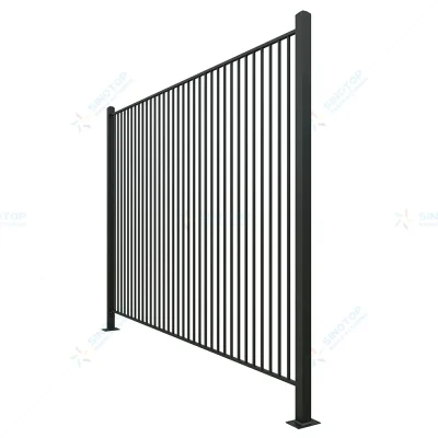 Black Aluminum Swimming Pool Fence