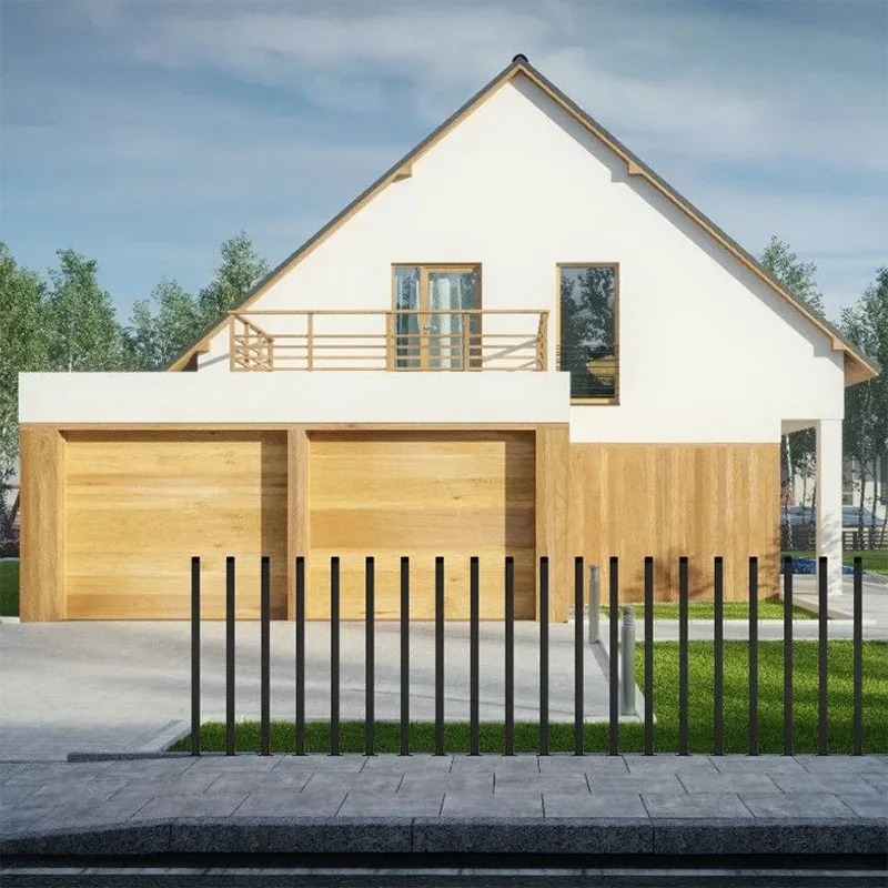 Black Aluminum Flanged Post Application