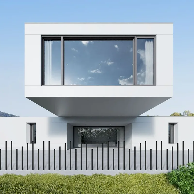 Black Aluminum Flanged Post Application