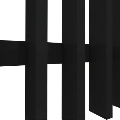 Black Vertical Blade Fencing