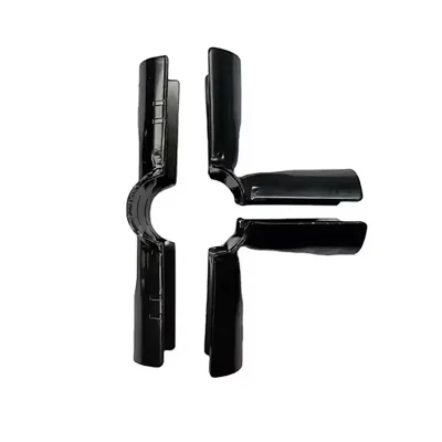 Black Fence Pipe Side Outlet Cross