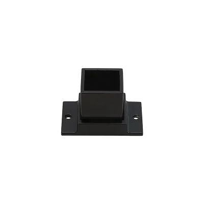 Black Steel Adjustable Fence Rail Brackets