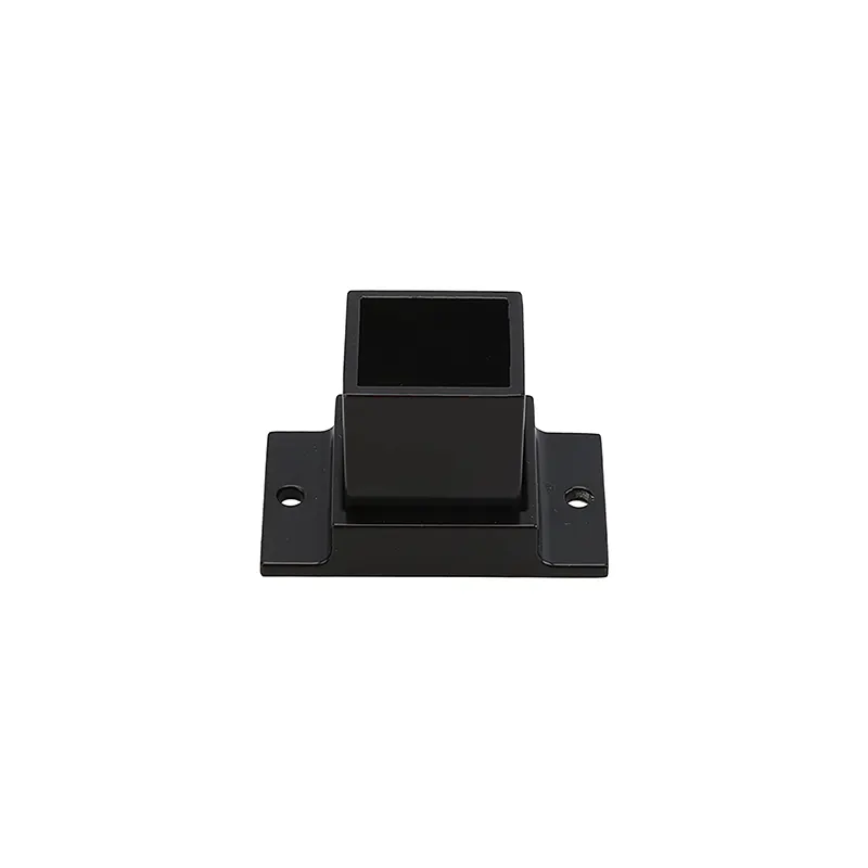 Black Steel Adjustable Fence Rail Brackets