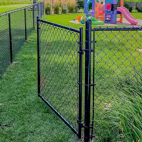 Chain Link Fence Gate in playground