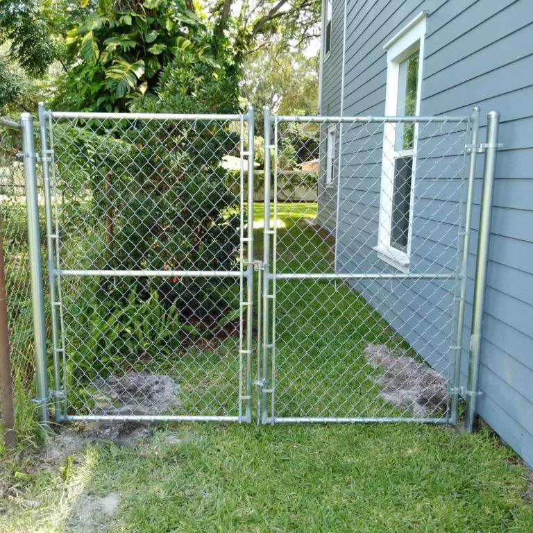 Chain Link Fence Gate in residential
