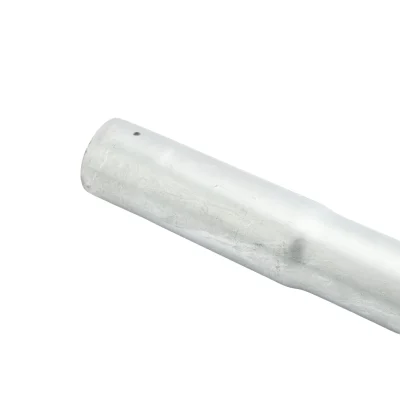 Steel Chain link fence post detail