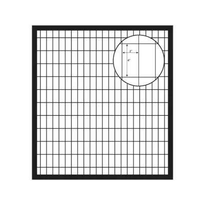 Euro Fence Gate Detail