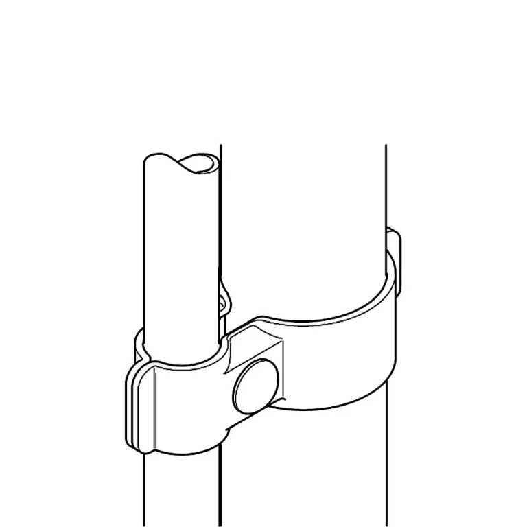 clamp on hinge Detail