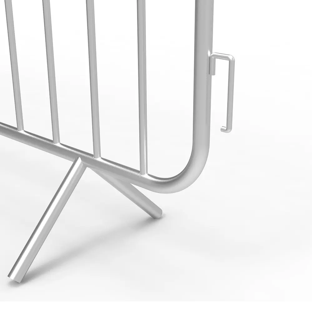 Fixed Leg Crowd Control Barrier Detail