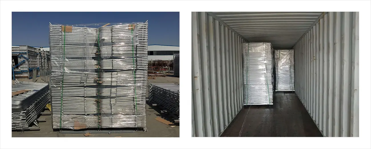 Fixed Leg Crowd Control Barrier Package