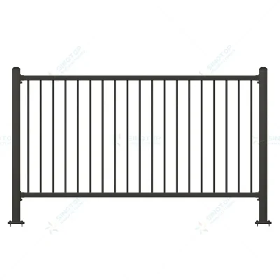 Flat Top Ornamental Aluminum fence