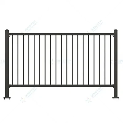 Flat Top Ornamental Aluminum fence