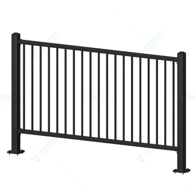 Flat Top Ornamental Aluminum fence