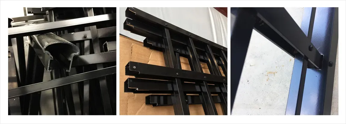 Flat top Rackable Fence product manufacturing details