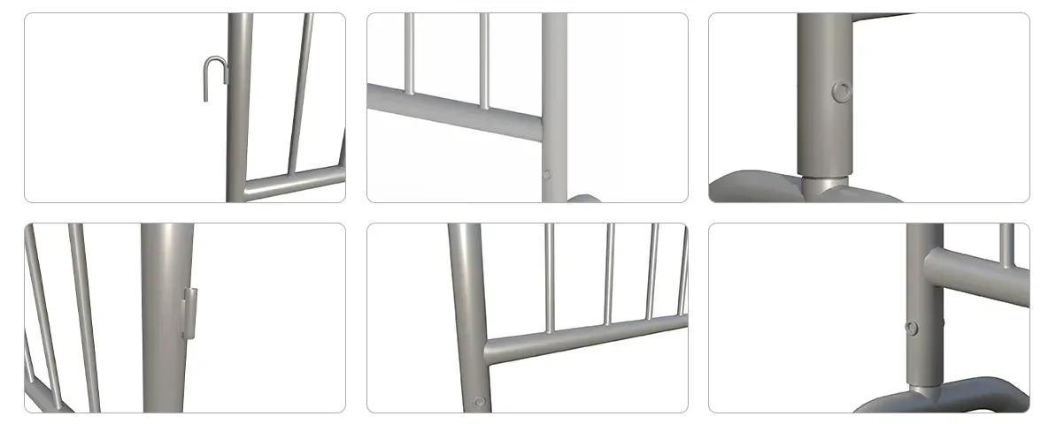 Galvanized Steel Barricade Product Details
