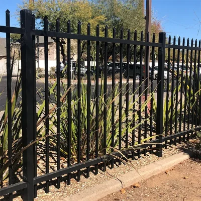 Galvanized Steel Garrison Fencing Application