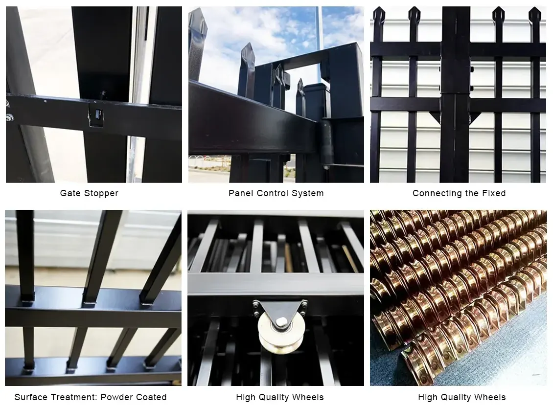 Galvanized Steel Sliding Gate Details