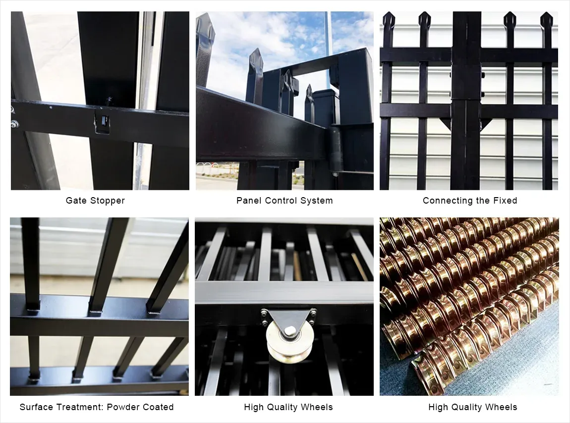 Metal Steel Sliding Gate Details