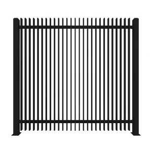 Metal Vertical Blade Fence Panel
