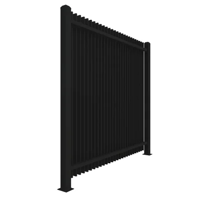 Metal Vertical Blade Fence Panel