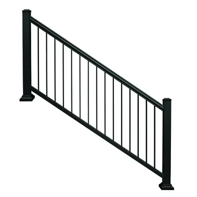 Metal stair railing panel