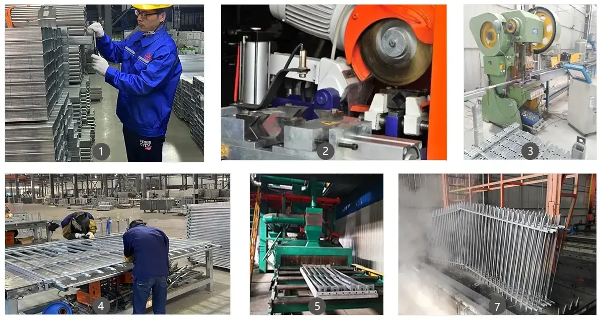 Palisade Fence Manufacturing Process