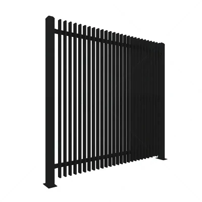 Powder Coated Vertical Blade Fence Panels