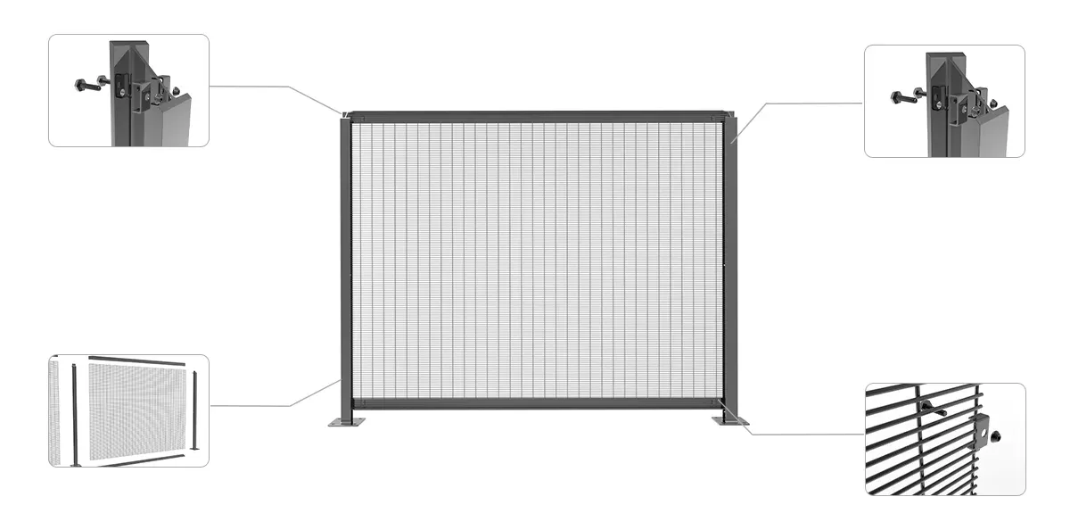 Product Details of our 358 mesh fencing