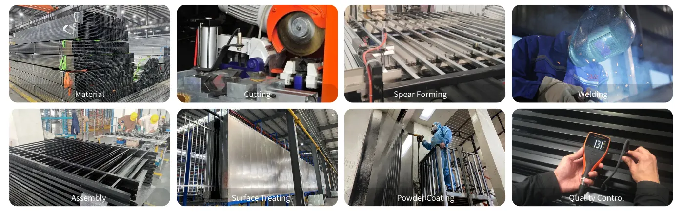 Rackable Fence Production Process