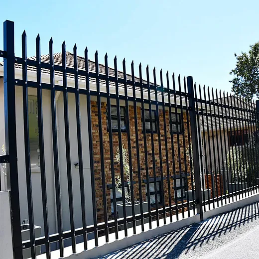 Galvanized Steel Palisade Fencing for Industrial Applications