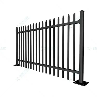 Metal Spear Top Fence Detail