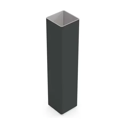 Black Steel Ingroud Post