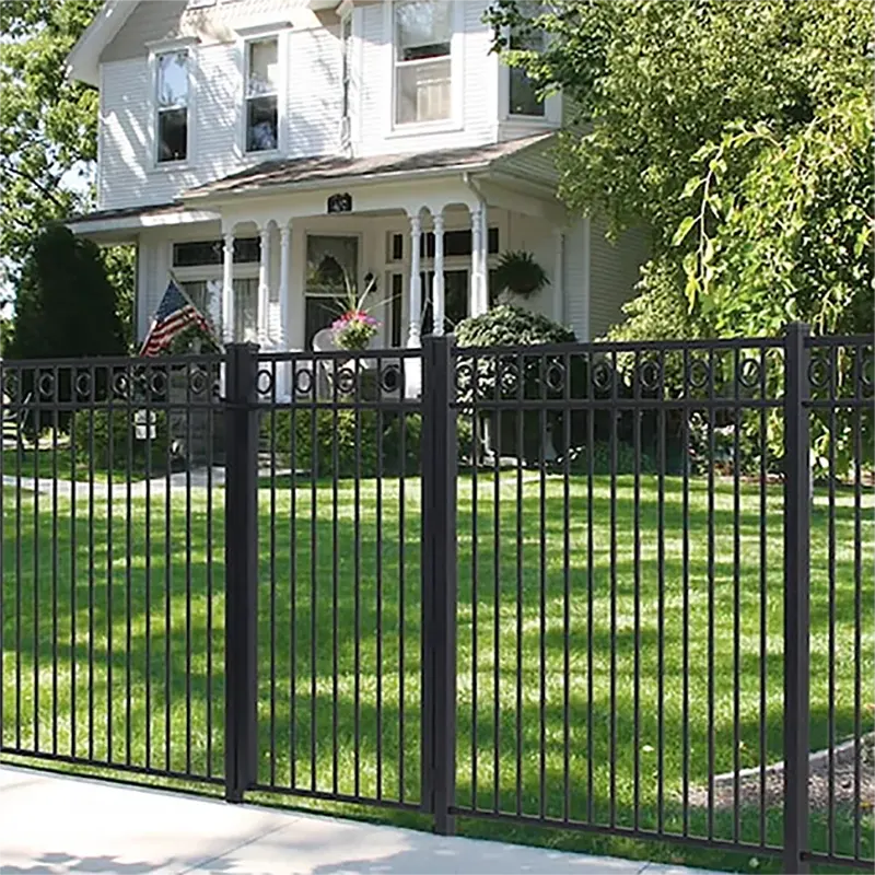 Steel Ring Top Gate in residential