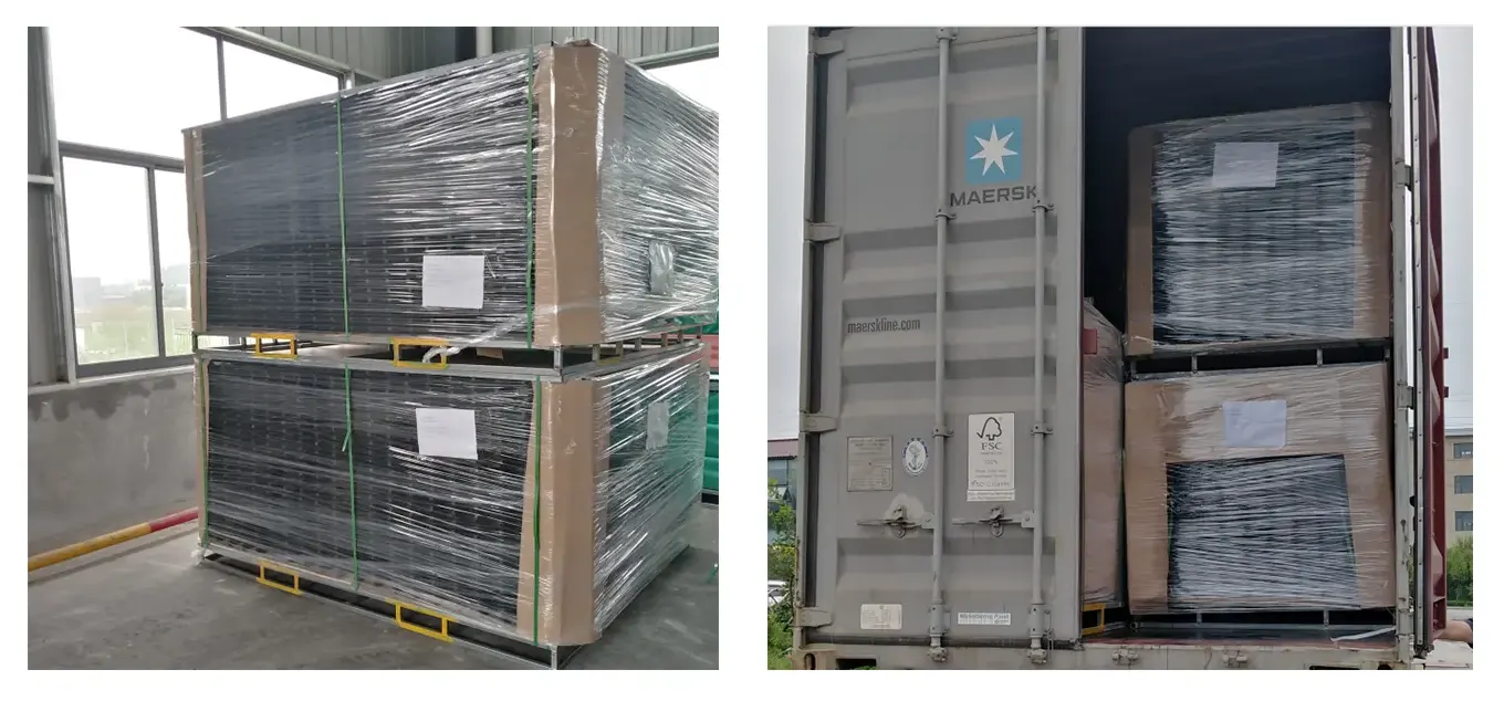 Steel Sliding Gate Packaging