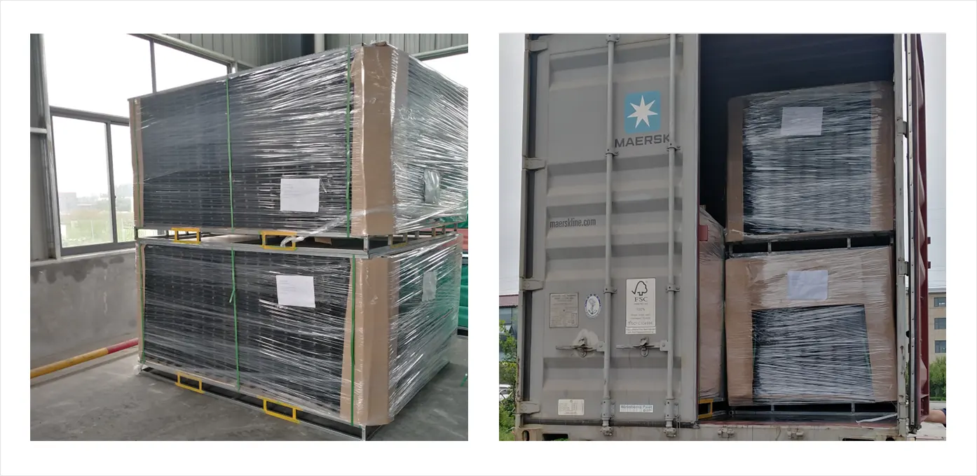 Steel Sliding Gate Packaging