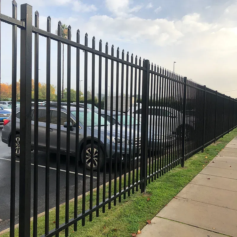 Steel Spear Top Fencing Application