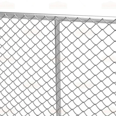 Temporary Chain Link Fence Detail