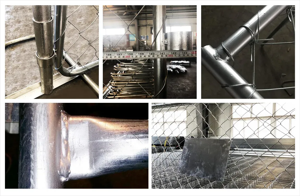 Temporary Chain Link  Fence Details