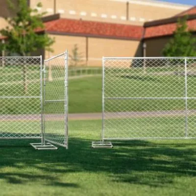Temporary Chain Link Fence Gate application