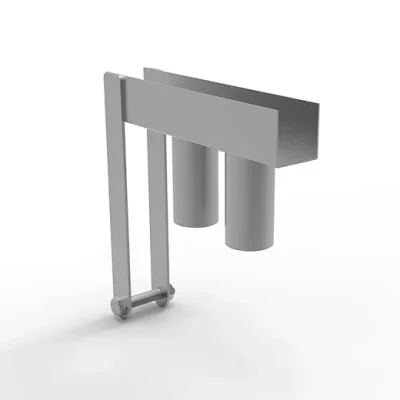 Temporary Fence Hinge Detail