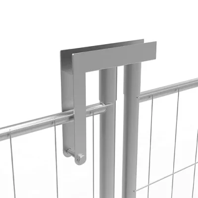 Temporary Fence Hinge Detail