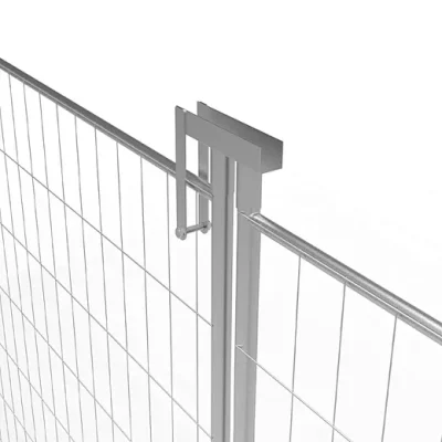 Temporary Fence Hinge Detail