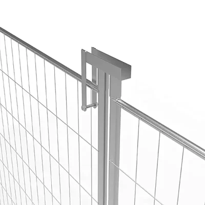 Temporary Fence Hinge Detail