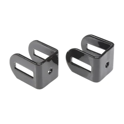 Black Flat Wall Mount Bracket Detail
